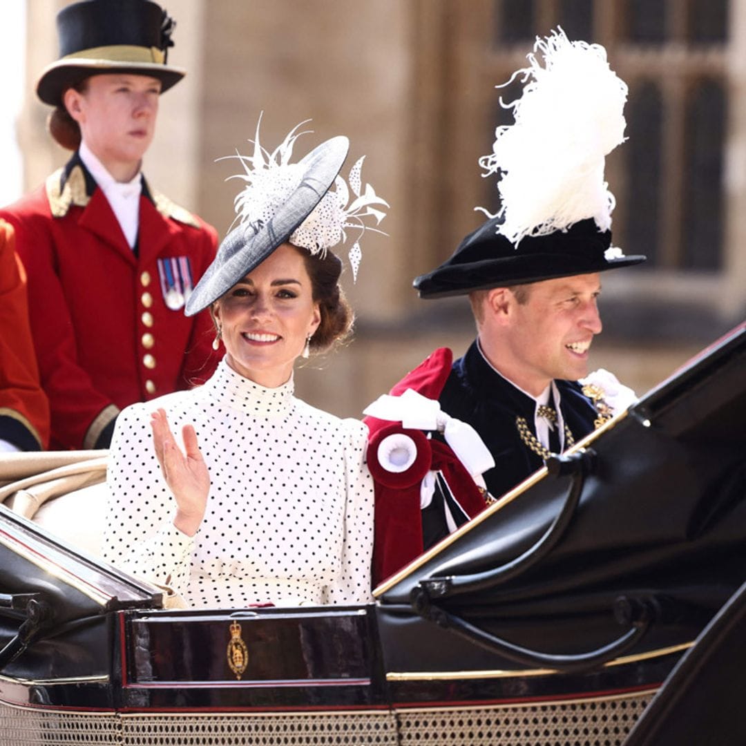 La princesa de Gales impacta con un nuevo vestido de lunares con guiño a la reina Letizia y Diana