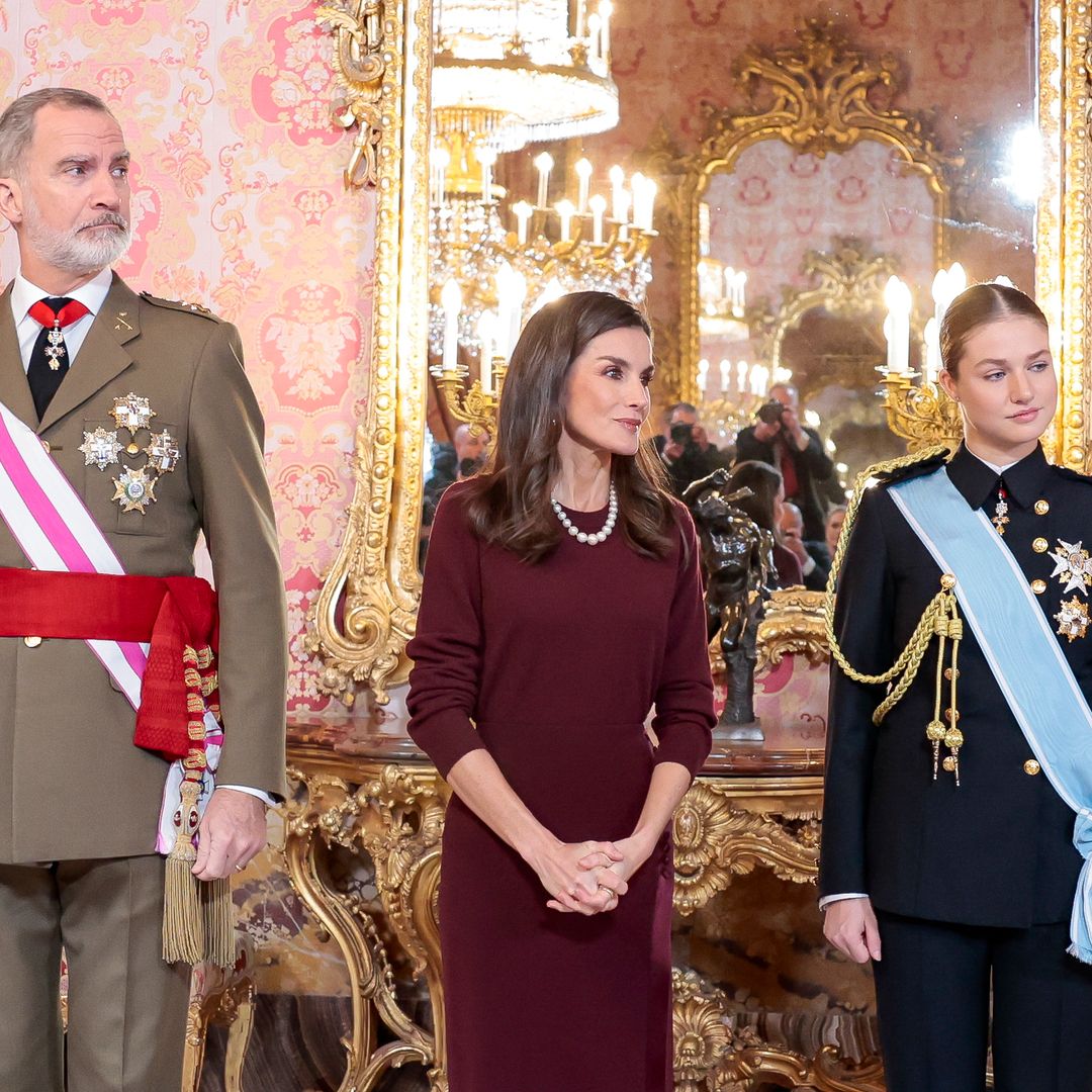 Los Reyes, junto con la princesa Leonor, presiden la Pascua Militar