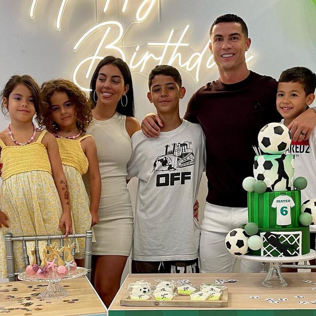 Cristiano Ronaldo y Georgina Rodríguez celebran a sus mellizos Eva y Mateo