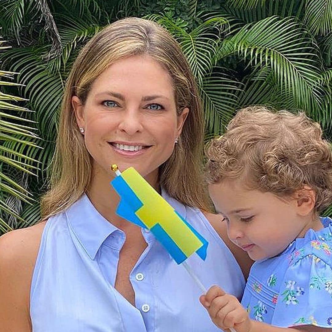 Magdalena de Suecia comparte una nueva foto de su hija Adrienne para celebrar su tercer cumpleaños