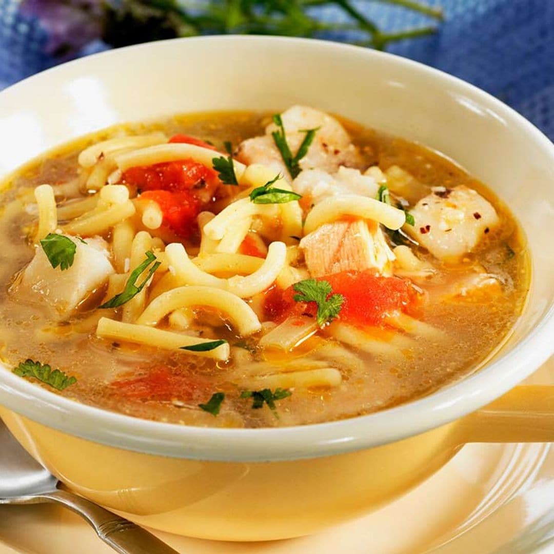 Sopa de pescado rápida