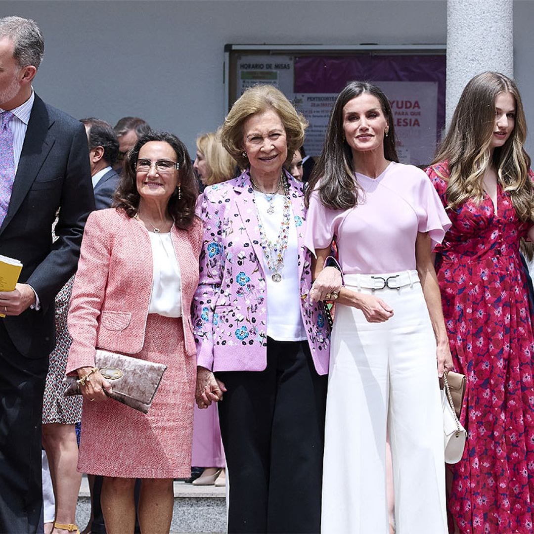 Buena sintonía y un precioso gesto de Jesús Ortiz: los abuelos, los otros protagonistas en la confirmación de Sofía