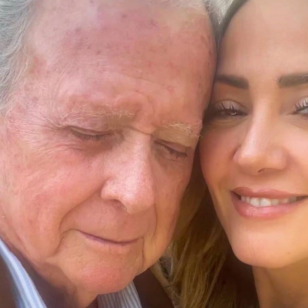 Tras el paso del huracán en Acapulco, Andrea Legarreta se reencuentra con su papá