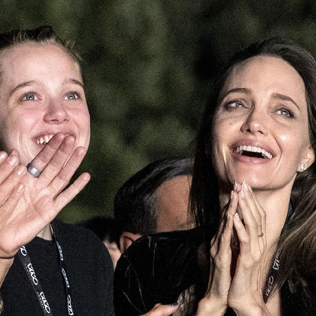 Angelina Jolie y Shiloh, las fans más inesperadas de Måneskin, el grupo italiano de moda