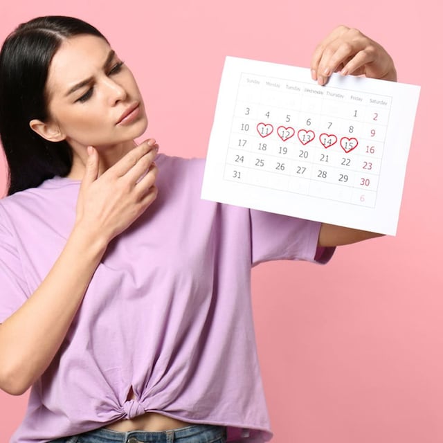 mujer calendario