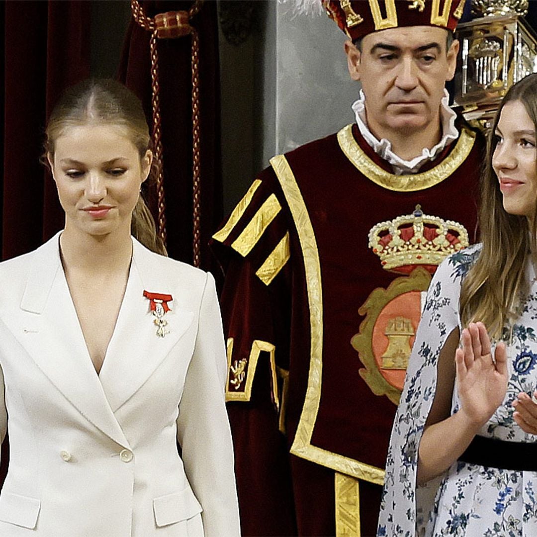 La infanta Sofía, el mejor apoyo de la princesa Leonor en un día clave para ella