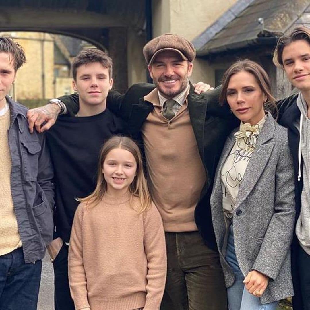 Con los recuerdos más tiernos, David y Victoria Beckham celebran los 21 años de Romeo