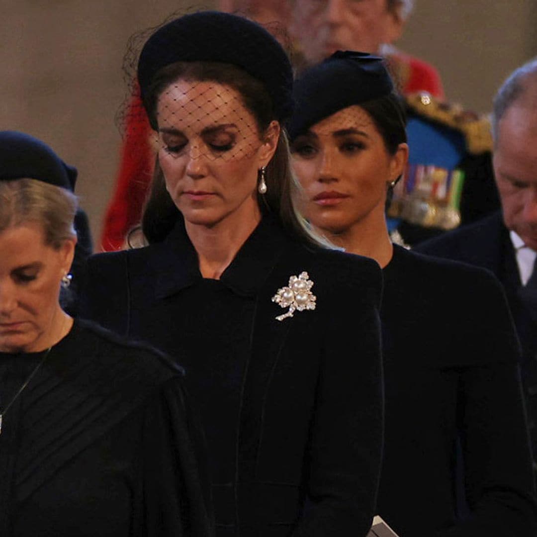 Kate rescata del joyero de Isabel II un broche de hojas que solo se ha lucido tres veces