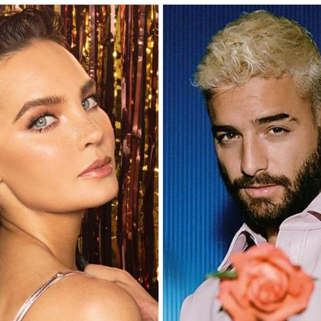 Maluma y Belinda protagonizan momento romántico en vivo