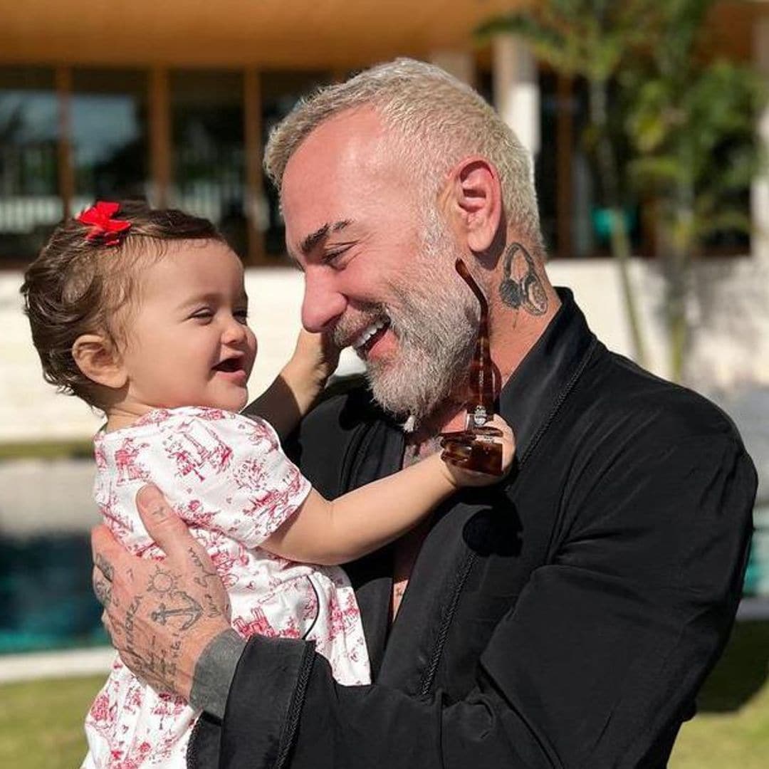 Gianluca Vacchi y Blu Jerusalema entrenan juntos ¡y es de lo más tierno!