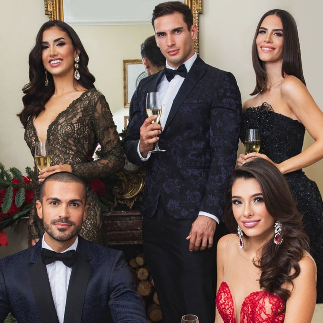 Hablamos con los reyes de la belleza de nuestro país, protagonistas de un posado navideño