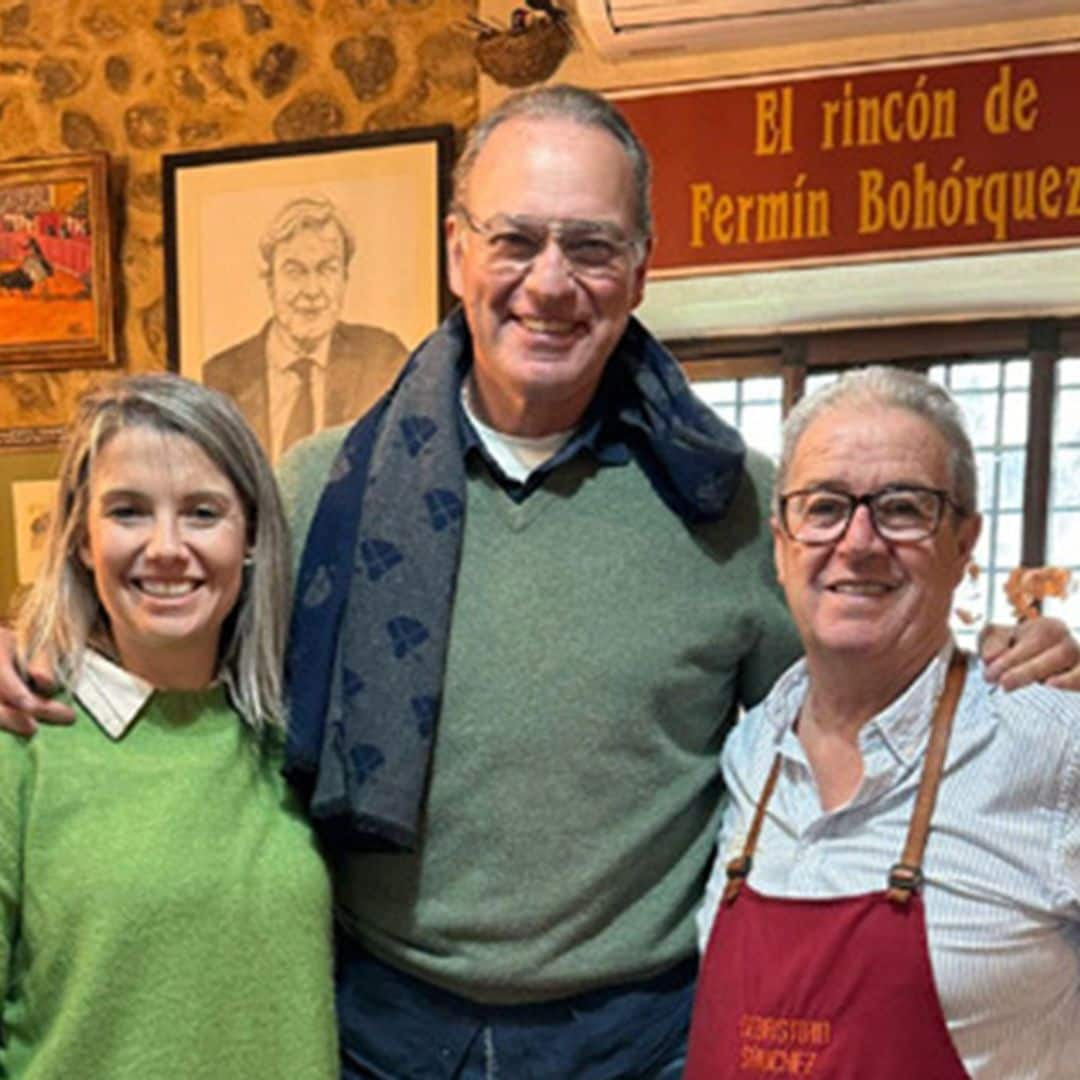 La reaparición de Bertín Osborne, en buena forma y comiendo cochinillo tras el 'infierno' vivido por su estado de salud