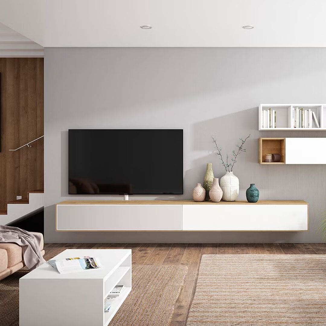 10 muebles de TV prácticos y decorativos que te encantarán para tu salón