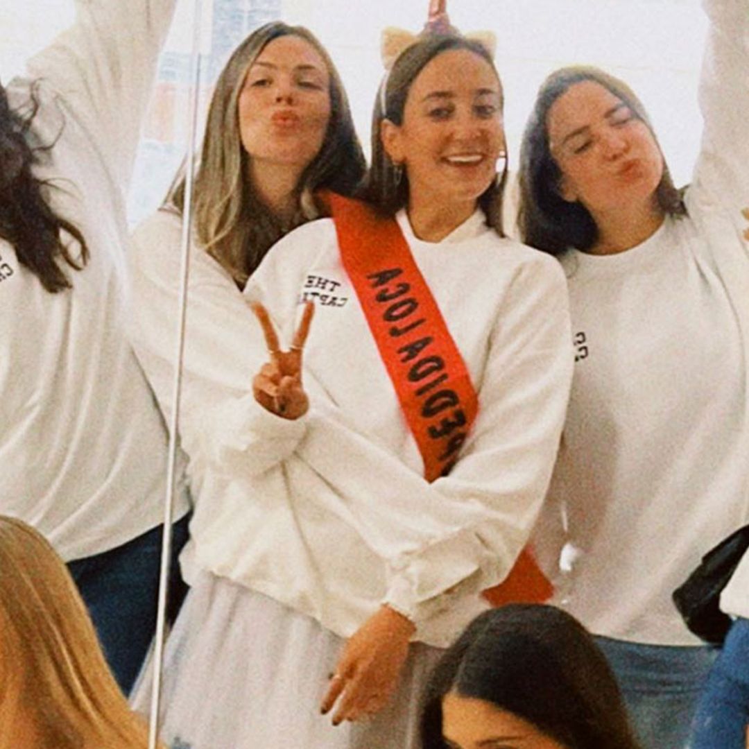 La 'loca' despedida de soltera de Lucía Pombo, organizada por sus hermanas ¡y con secuestro incluido!