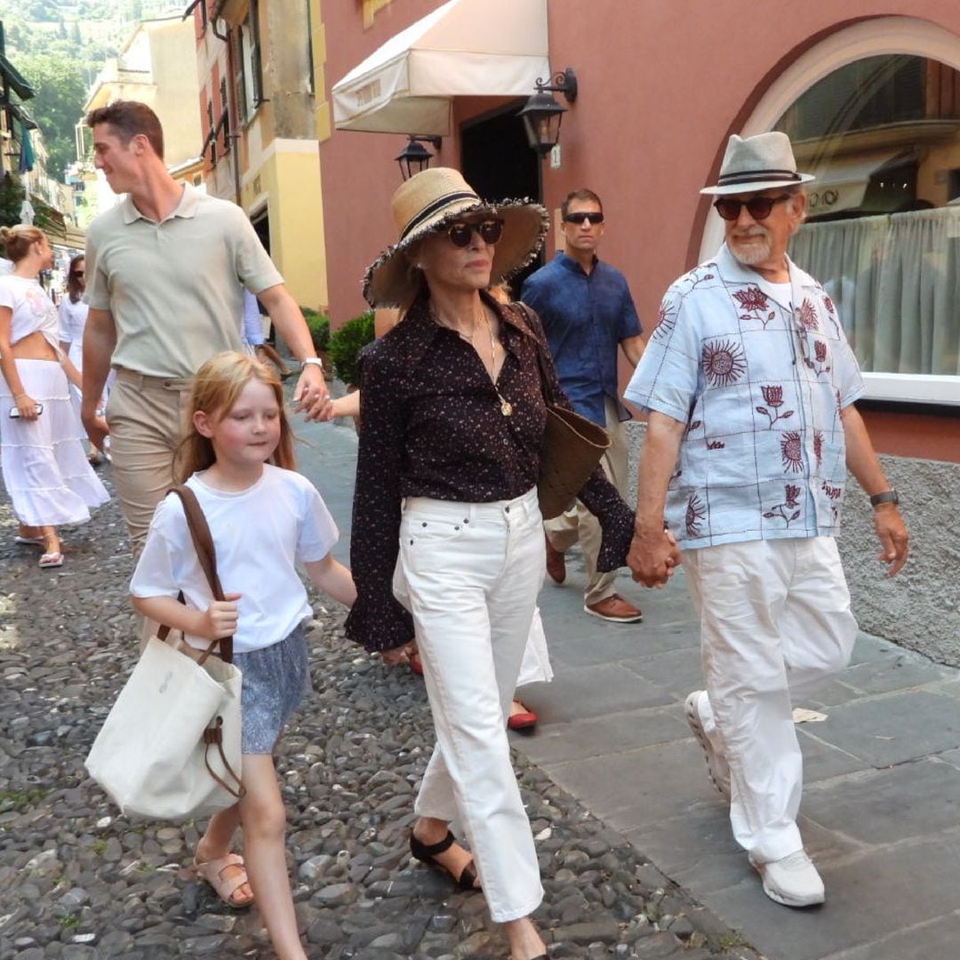 Las estilosas vacaciones de Steven Spielberg con su familia en Portofino