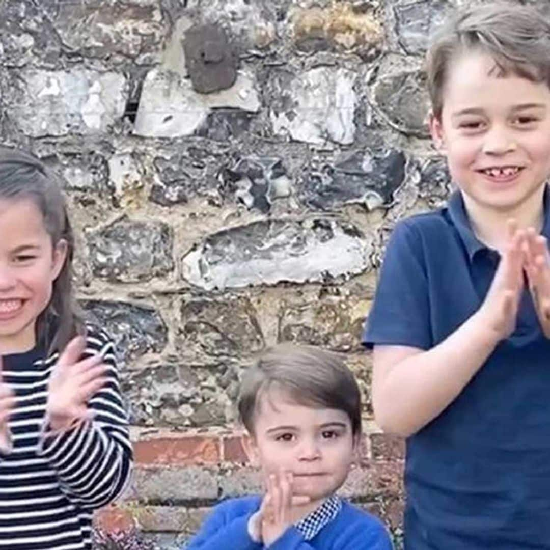 Los príncipes George, Charlotte y Louis de Cambridge se convertirán en decoradores navideños ¡por videollamada!