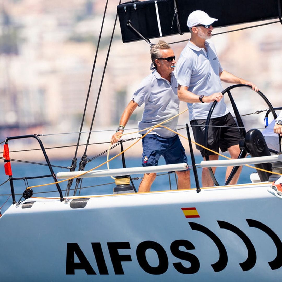 Así ha calentado motores don Felipe en alta mar para la Copa del Rey MAPPRE de vela