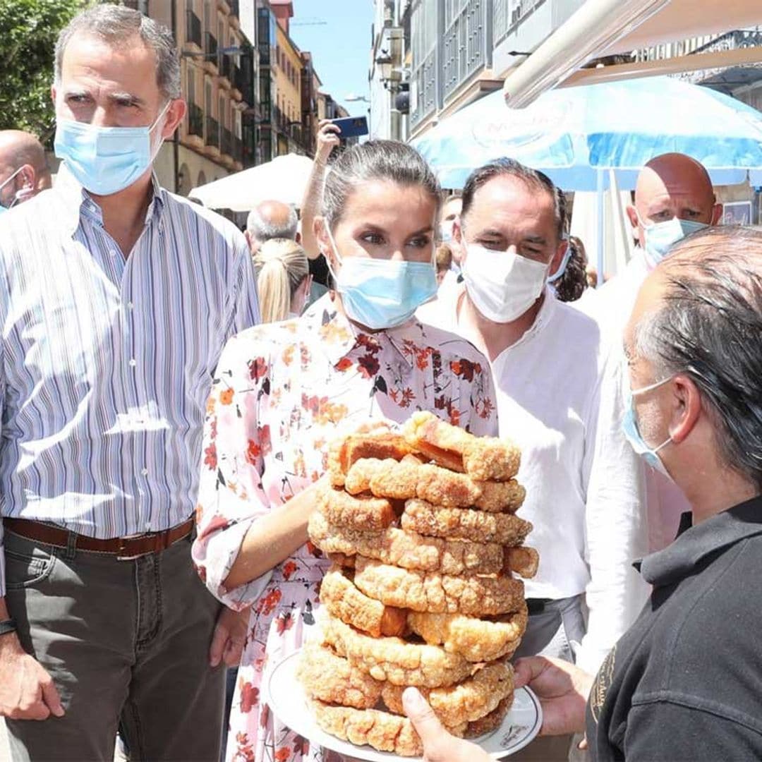 Los Reyes, agasajados en Soria con los tradicionales torreznos