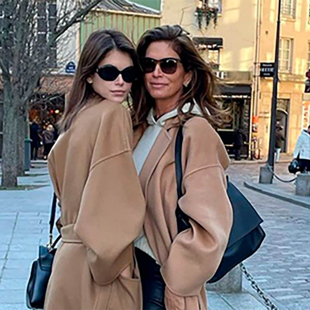 Look igual que su hija y reencuentro con antiguas compañeras: así han sido los días de Cindy Crawford en París