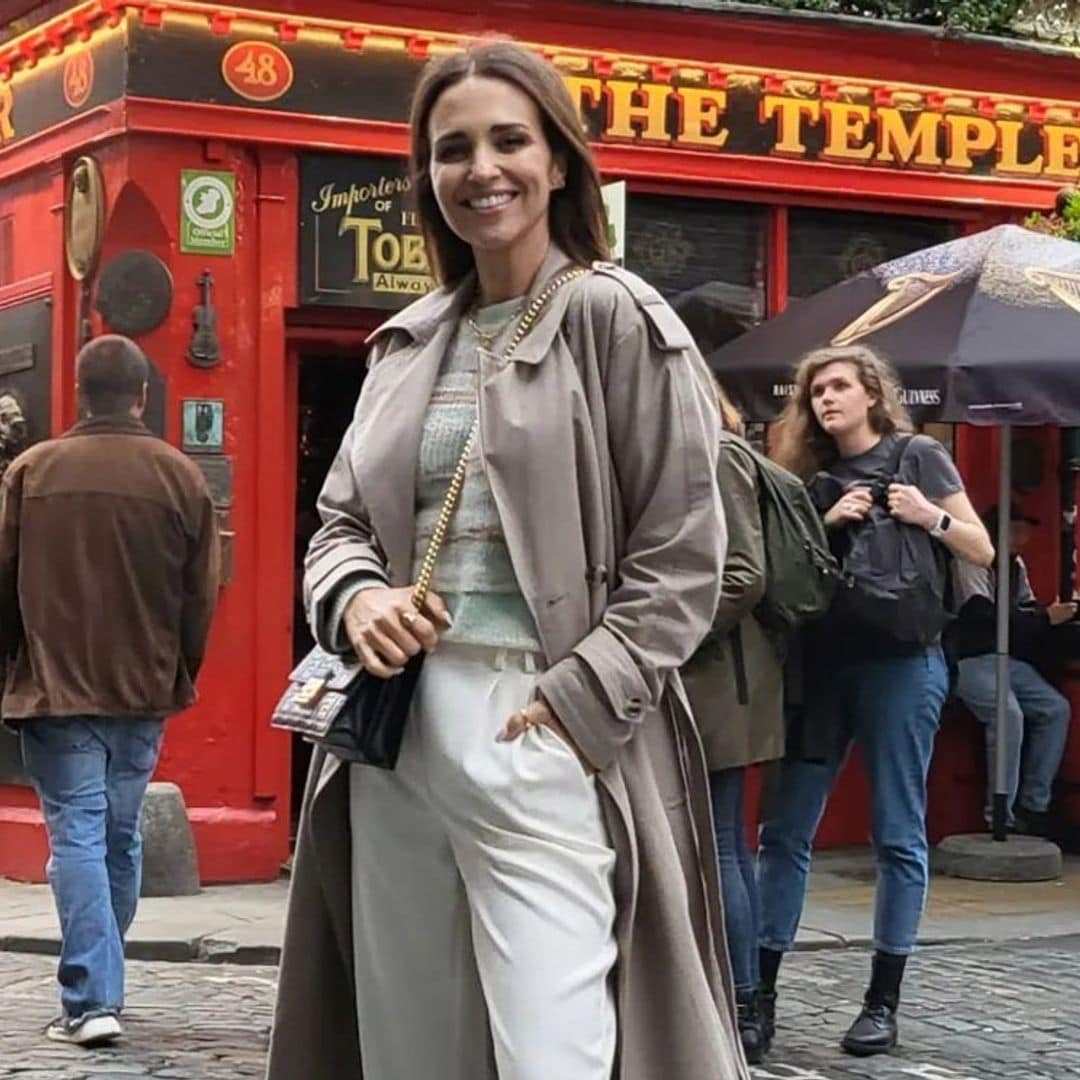 Paula Echevarría recorre Dublín con Daniella antes de volver a rodar