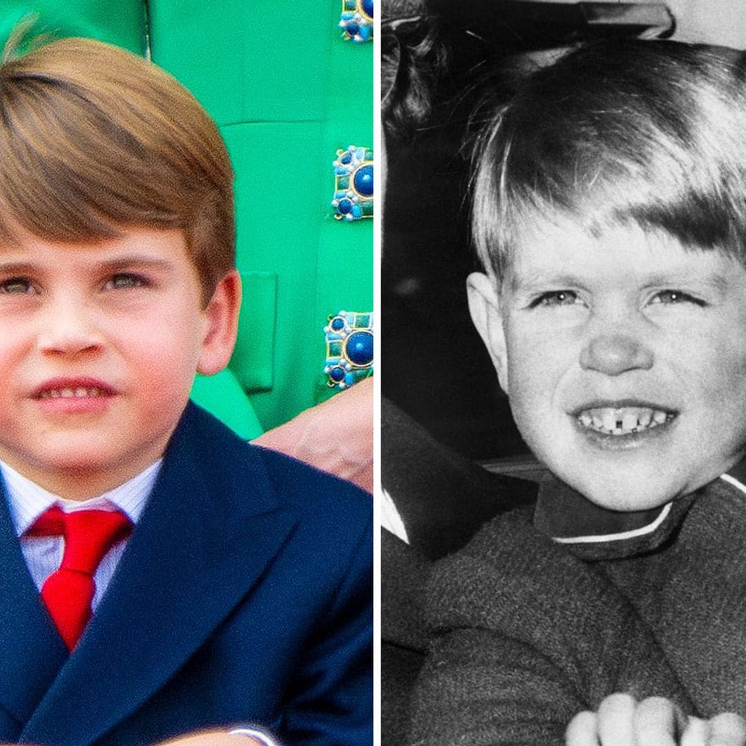 El gran parecido del príncipe Louis con otro miembro de la familia Windsor