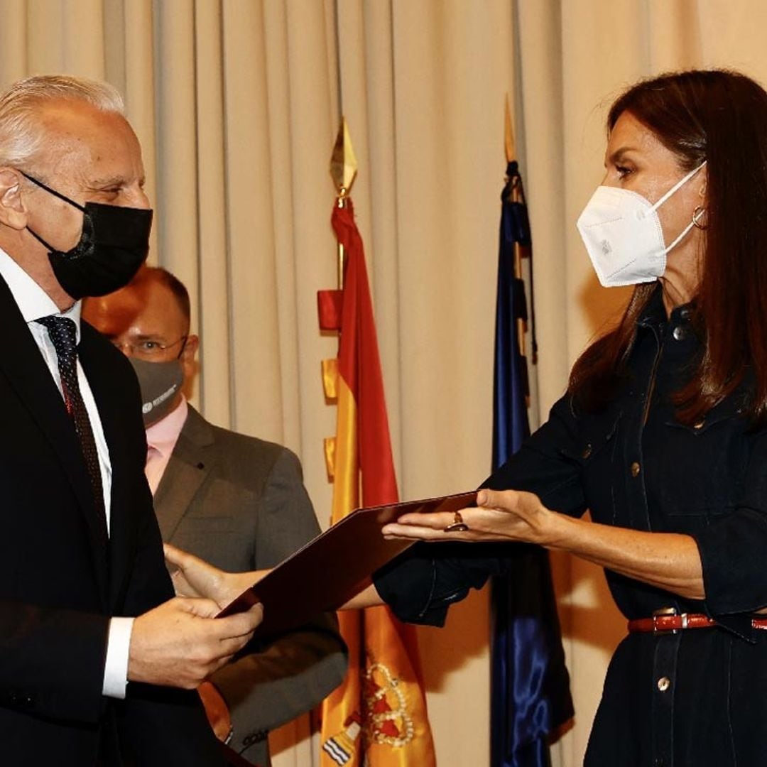 El cariñoso encuentro de la reina Letizia con uno de los testigos de su boda con don Felipe