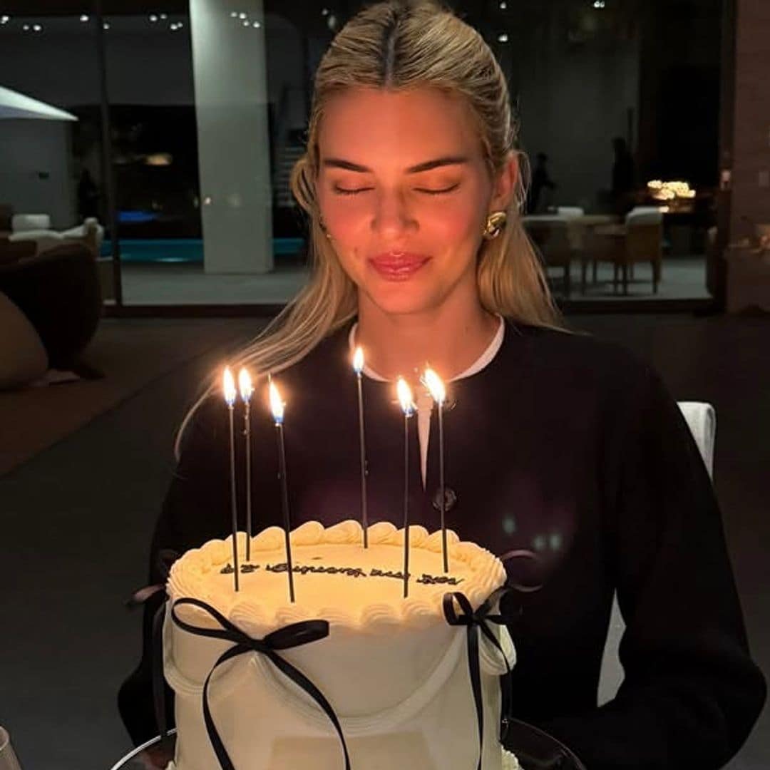 Kendall Jenner celebrando su cumpleaños