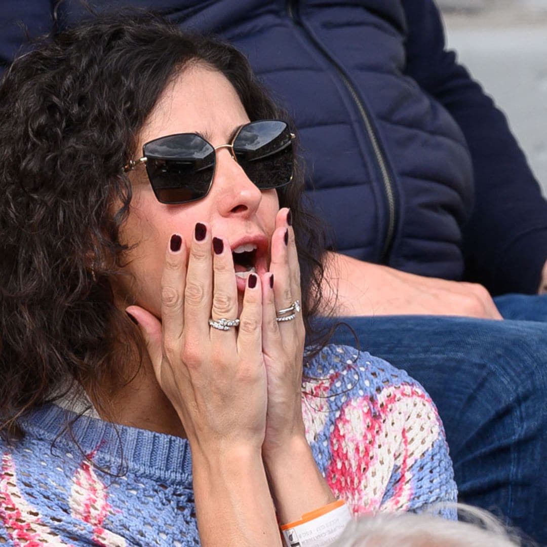 Mery Perelló, con los nervios a flor de piel en el ¿último Roland Garros de Rafa Nadal?