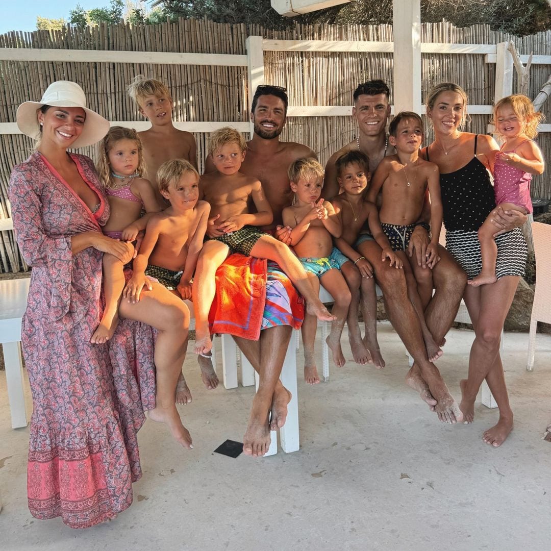 La última foto de Morata y Alice juntos: hace 12 días en sus vacaciones familiares