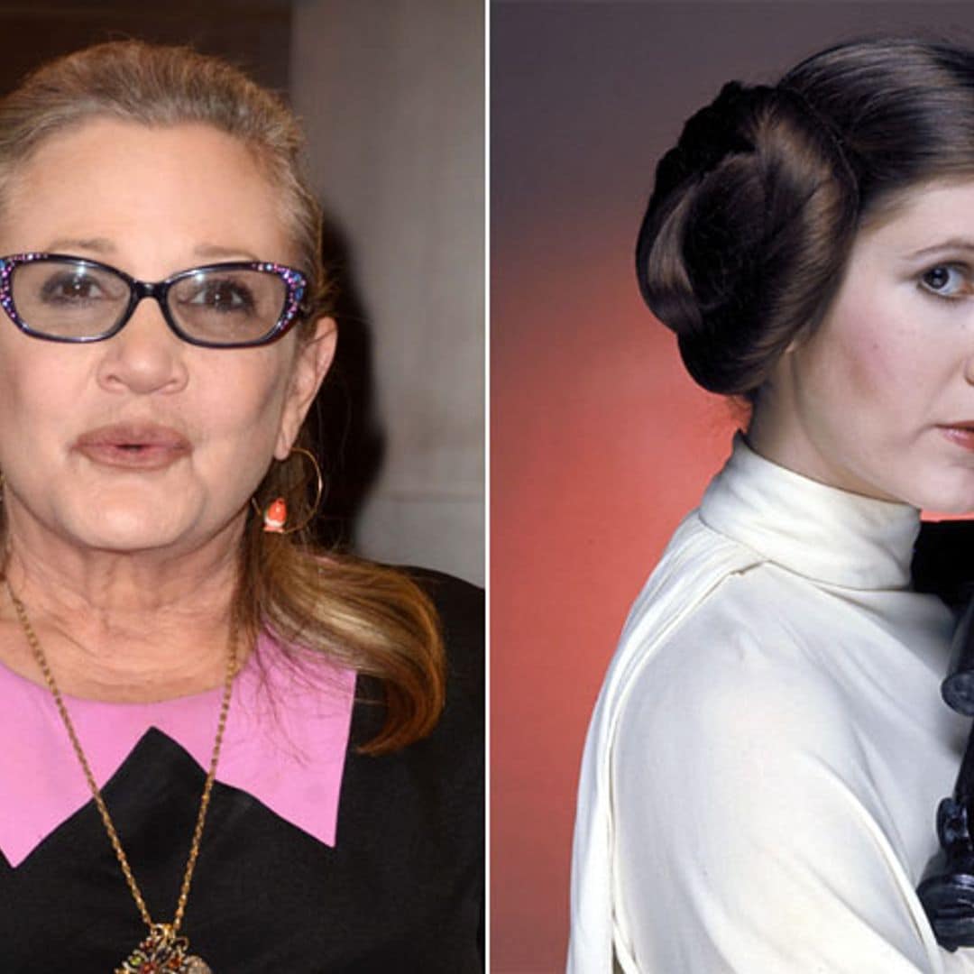 Carrie Fisher (la princesa Leia), grave tras sufrir un infarto cuando regresaba a casa por Navidad