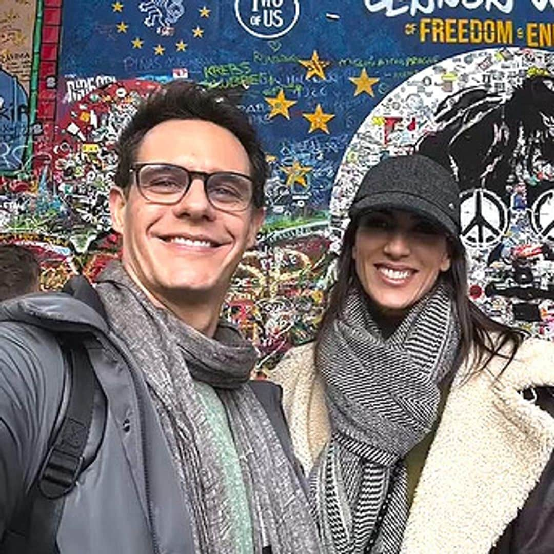 Así ha sido el viaje de Christian Gálvez y Patricia Pardo a Praga con su hijo Luca