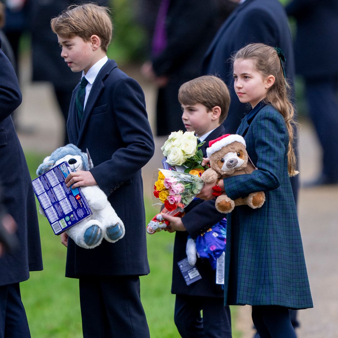 Los regalos que George, Charlotte y Louis de Gales han recibido en la misa de Navidad