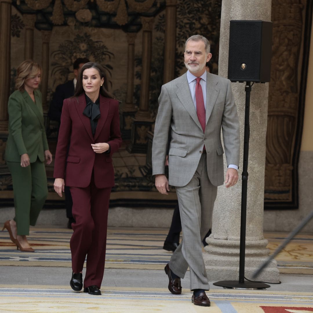 Los reyes Felipe y Letizia se reunen con los medallistas olímpicos españoles en Madrid