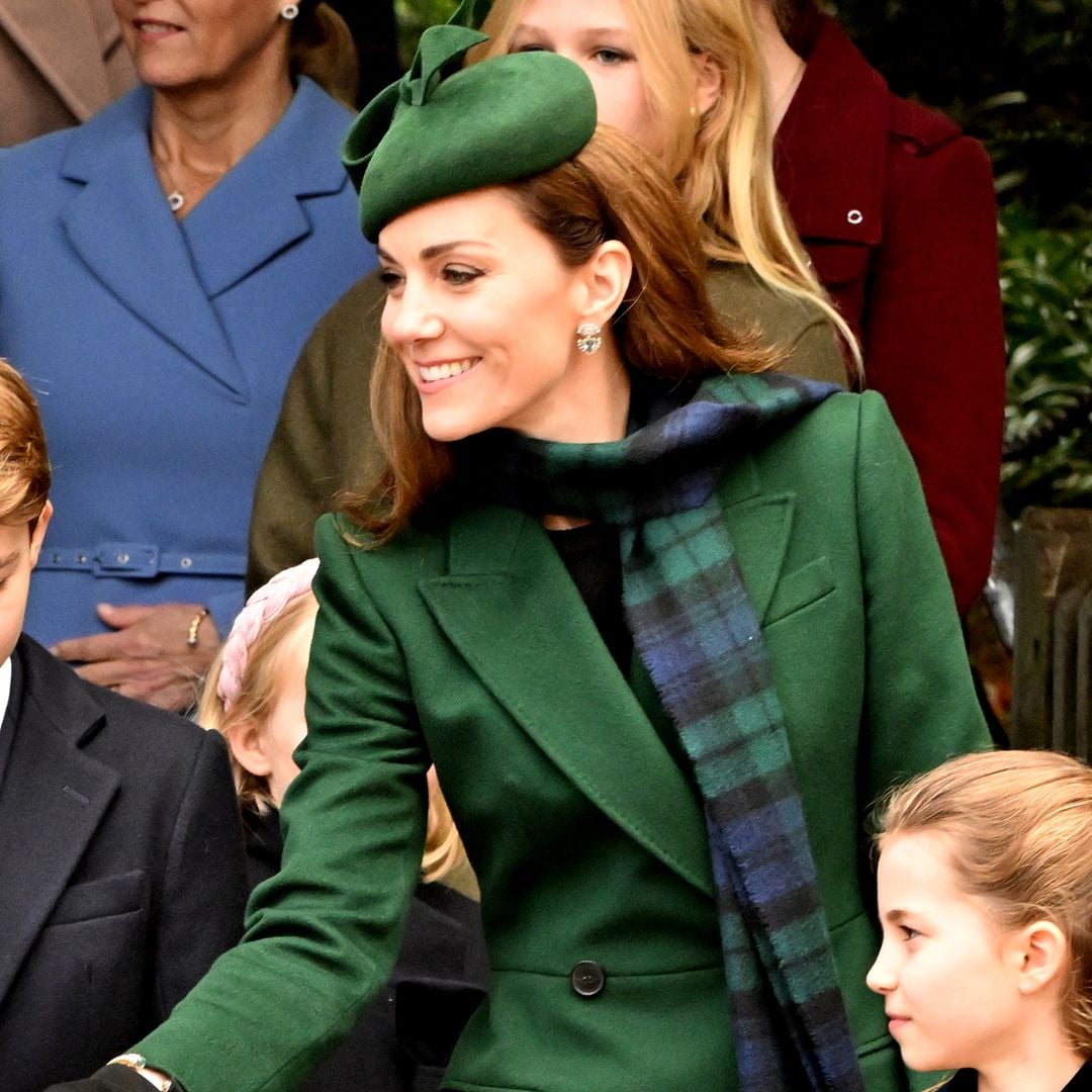 Kate Middleton elige el color verde para celebrar la Navidad en su año más difícil