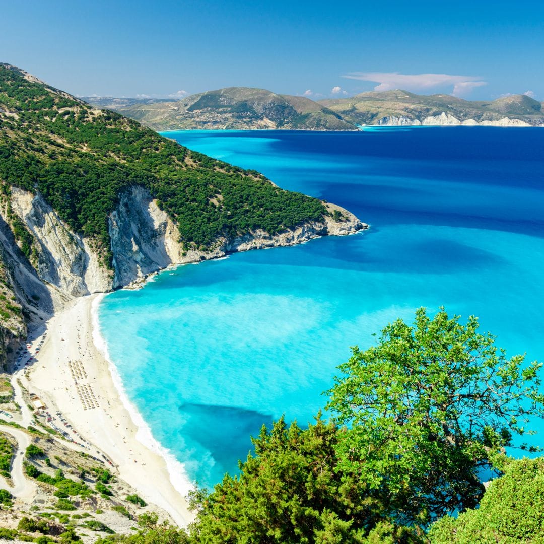 Playa de Myrtos, Grecia