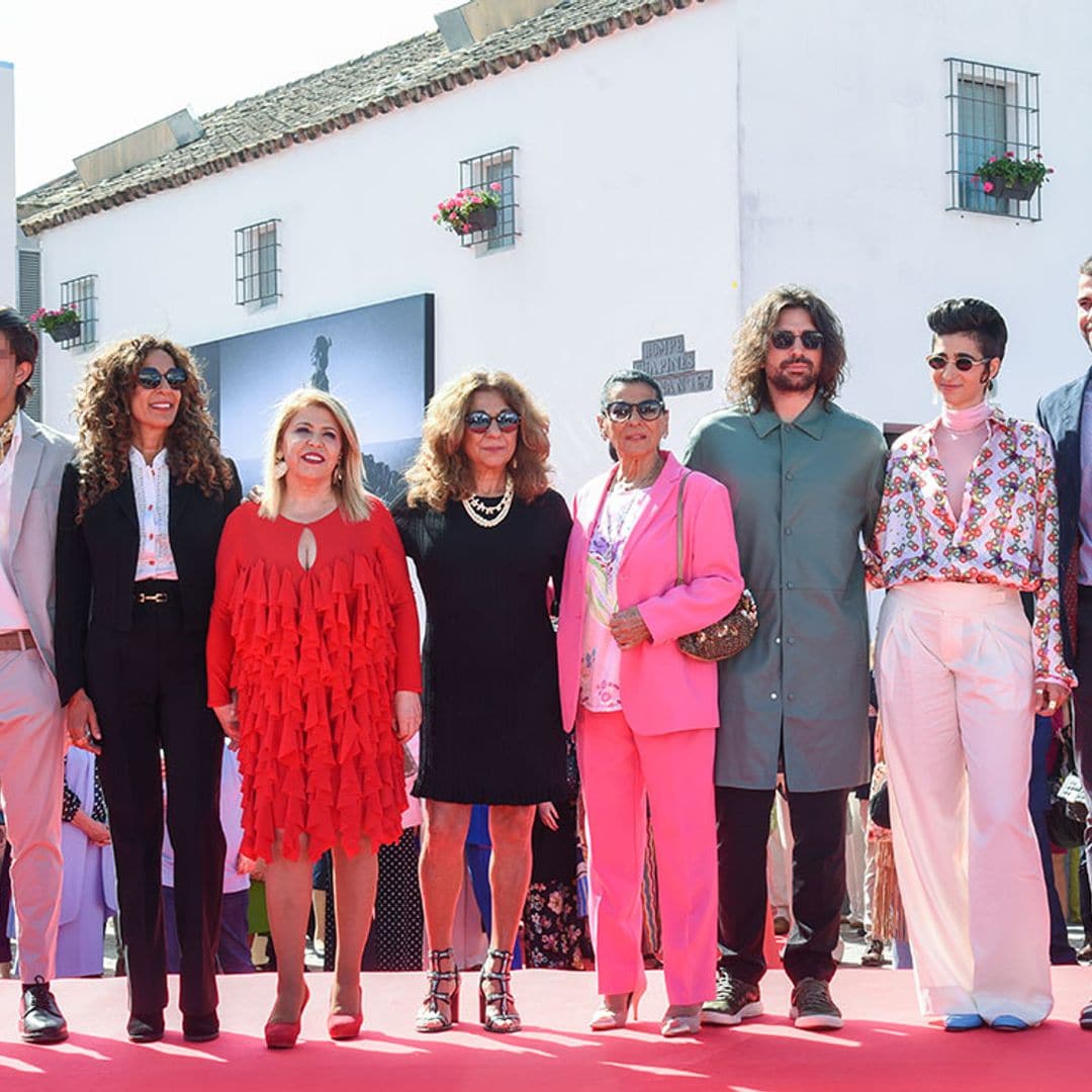 La familia Flores, muy emocionada celebra por todo lo alto la inauguración del museo de 'La Faraona'