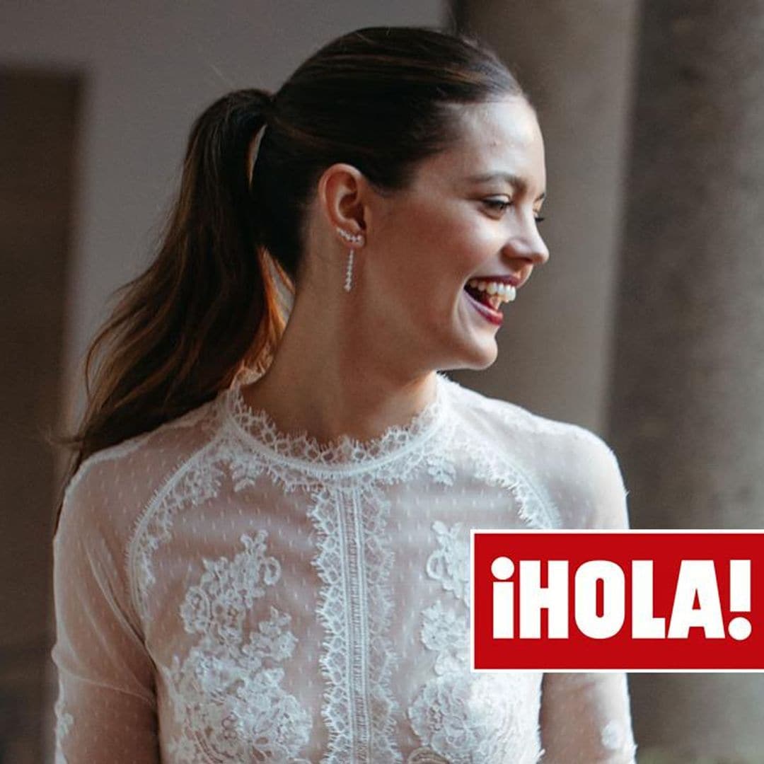 Isabelle Junot, nueva marquesa de Cubas, sorprende en su boda con un segundo vestido de novia