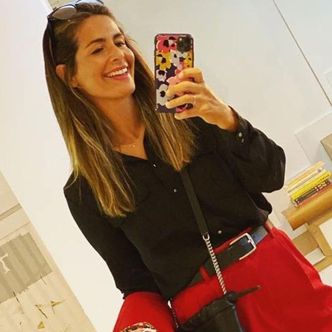 Nuria Roca confirma el traje rojo de Zara como su nuevo básico más fácil de combinar