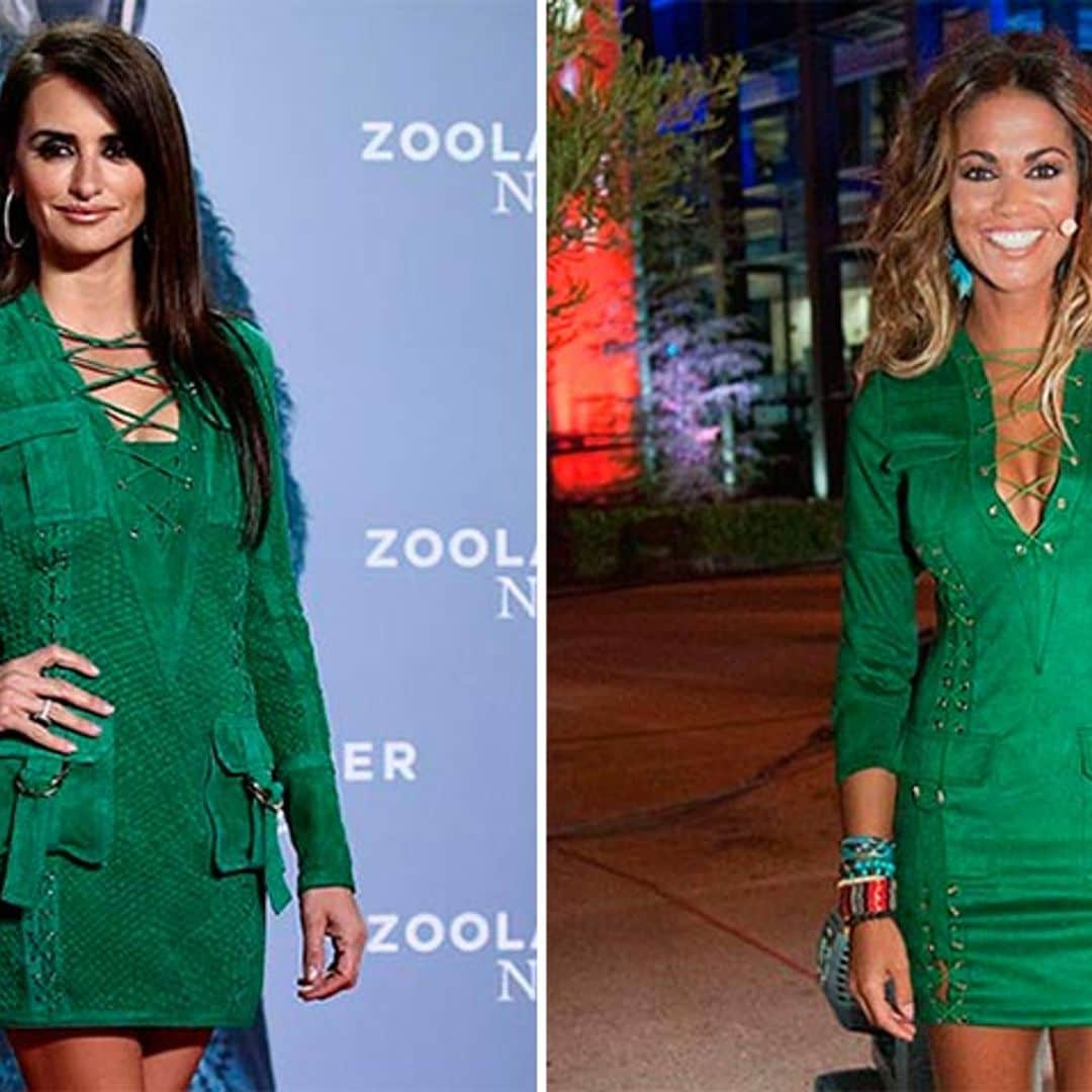 Lara Álvarez 'se inspira' en Penélope Cruz para vestir en la final de 'Supervivientes 2016'