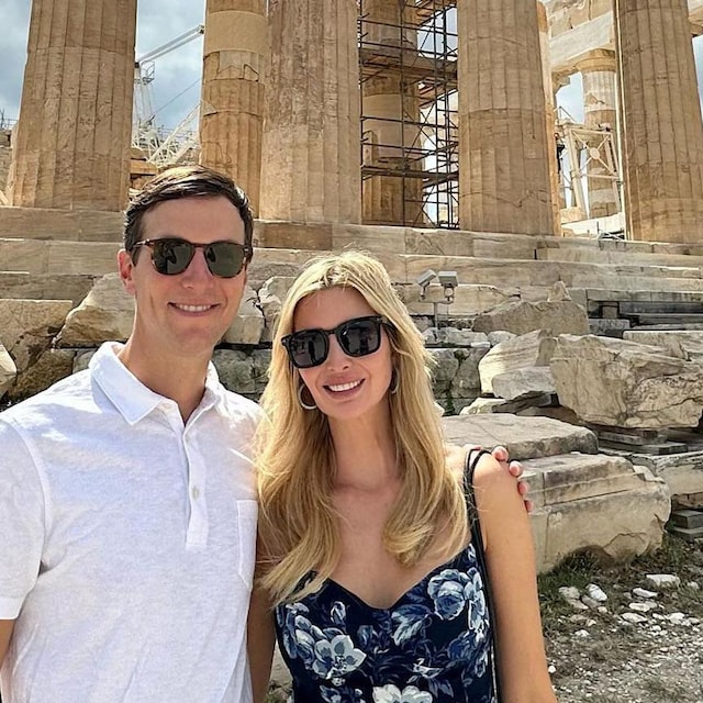 ivanka trump y su esposo jared kushner de paseo por grecia