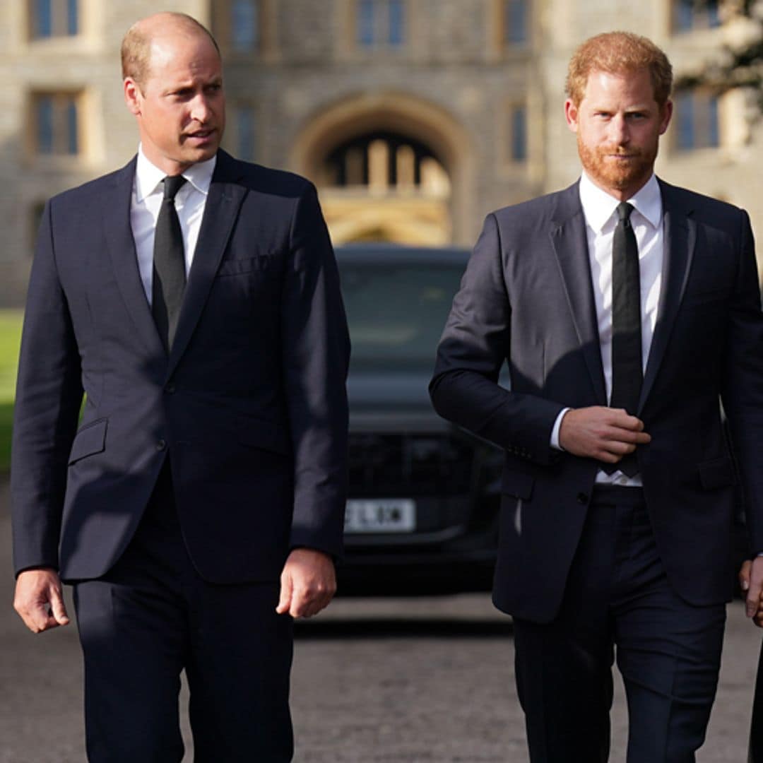 Los príncipes William y Harry se reúnen por primera vez desde la coronación de su padre