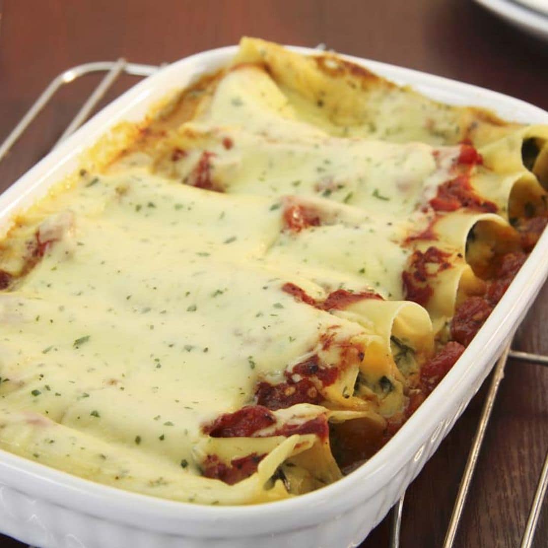 Canelones de verduras