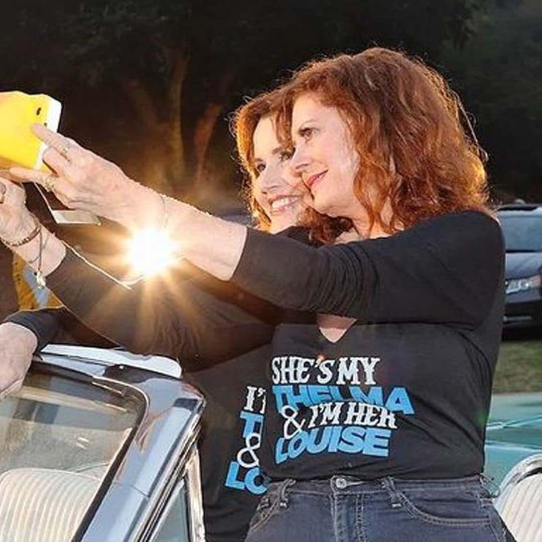 Susan Sarandon y Geena Davis, juntas para celebrar 30 años de 'Thelma & Louise': 'nosotras inventamos el selfie'