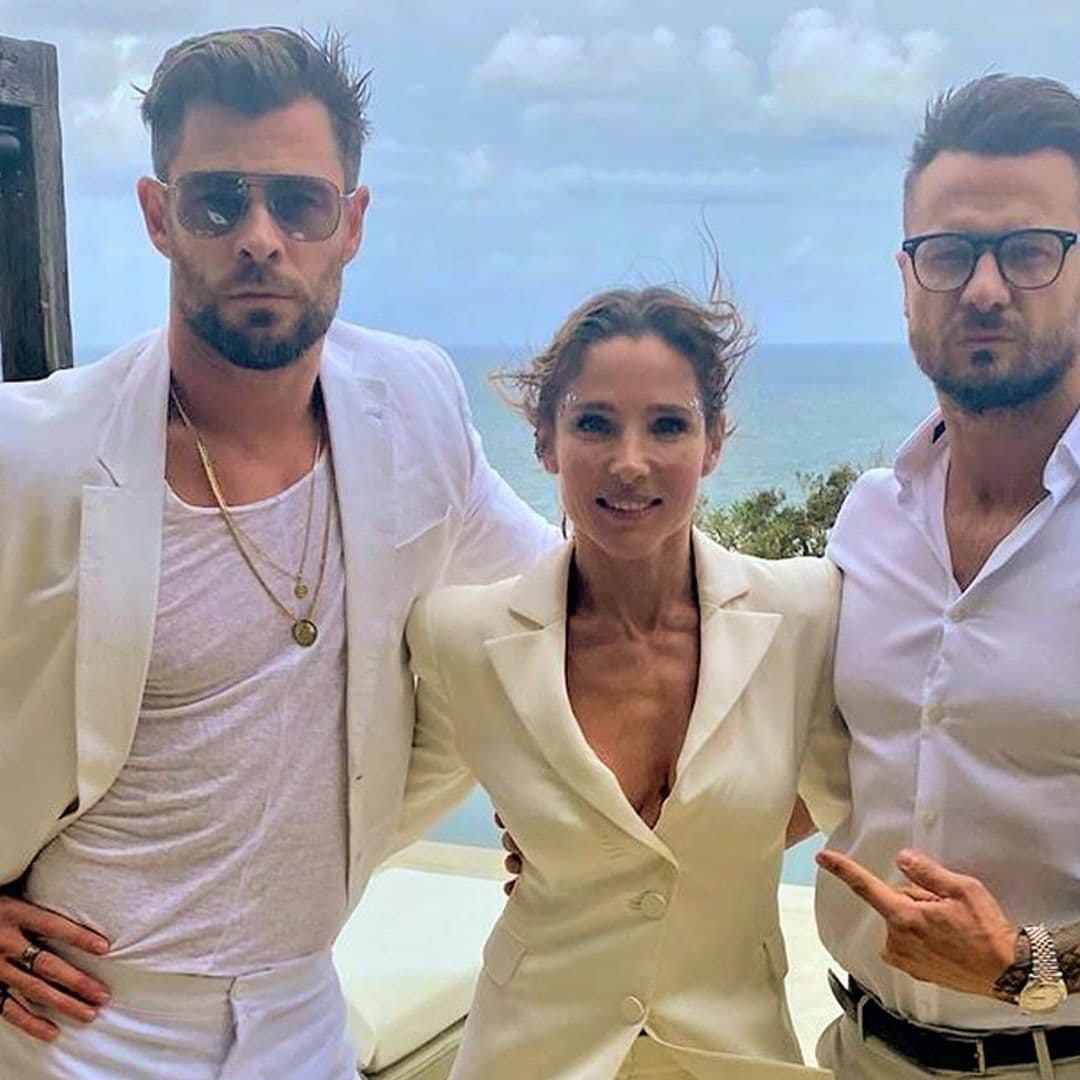 Elsa Pataky se derrite con este baile sexy de Chris Hemsworth en una espectacular 'fiesta blanca'