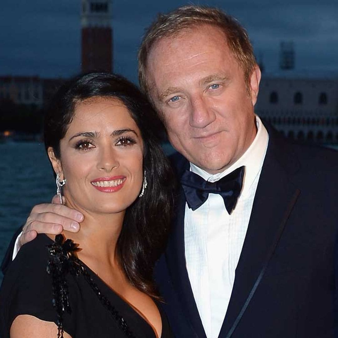 La excelente relación de Salma Hayek con el hijo 'secreto' de Francois-Henri Pinault y Linda Evangelista