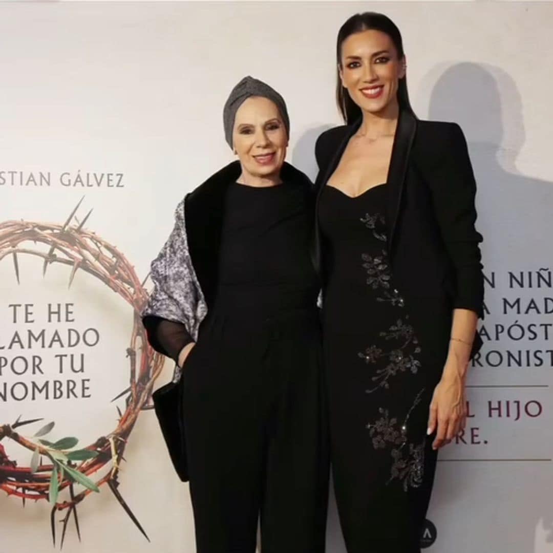 Patricia Pardo con su madre en la presentación del nuevo libro de Christian Gálvez en Madrid. 22 de noviembre de 2024