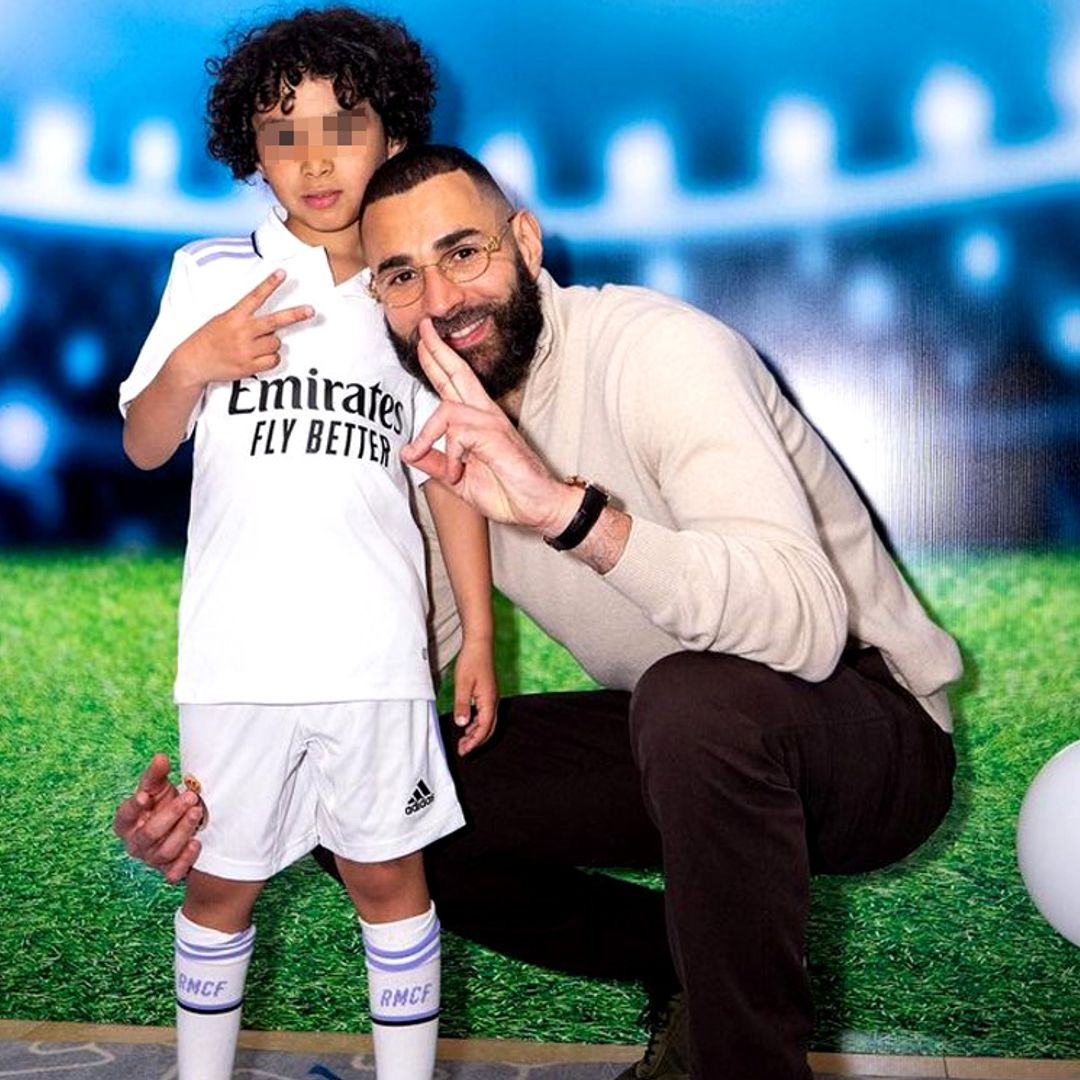 Karim Benzema celebra el cumpleaños de su hijo con una espectacular fiesta temática del Real Madrid