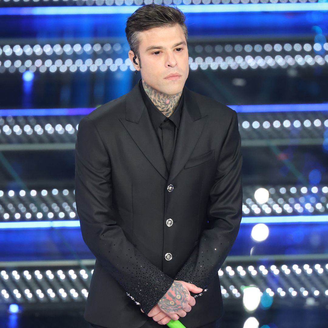 El impactante detalle en los ojos de Fedez durante su actuación en Sanremo del que todo el mundo habla