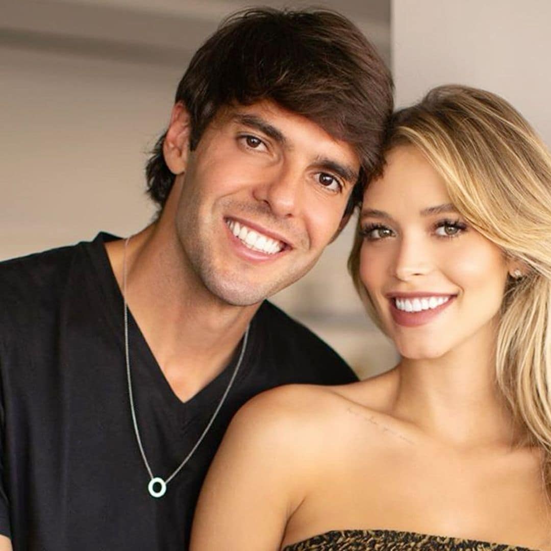 Kaká muestra orgulloso las primeras fotos de su hija recién nacida