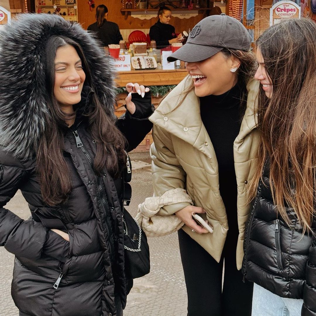 'Chiqui' Delgado con sus hijas